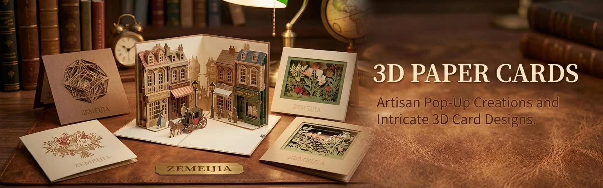 Carta di carta 3D di Capodanno
