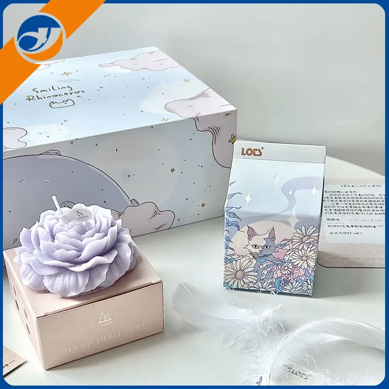 Scatola regalo per candele aromaterapia